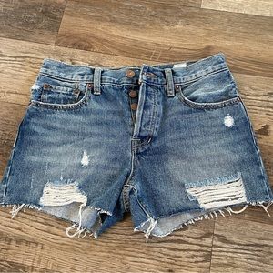 We the Free by Free People distressed denim shorts 26